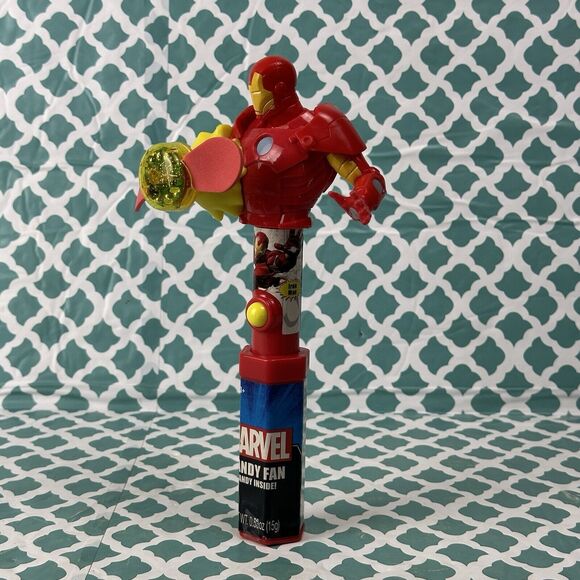 Marvel Candy Fan Iron Man Avengers Light Up Fan Works‎ - Picture 1 of 7